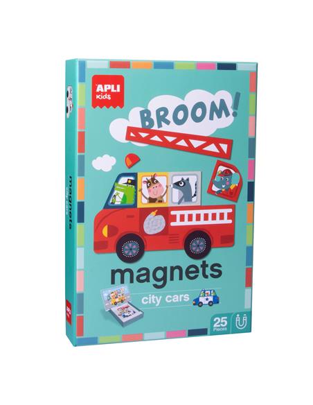 CAJA MAGNETICO COCHES 25U 16863