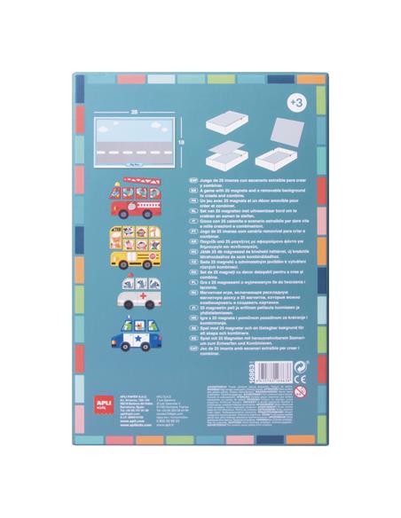 CAJA MAGNETICO COCHES 25U 16863