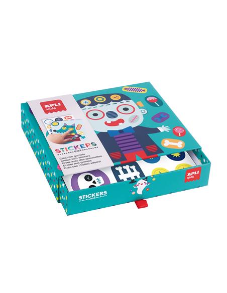CAJA STICKERS BOX MONSTRUOS 19139