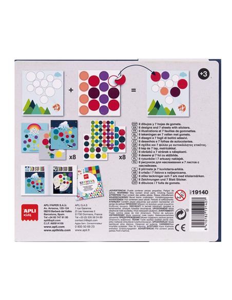 CAJA STICKERS BOX FLY ON THE MOON 19140