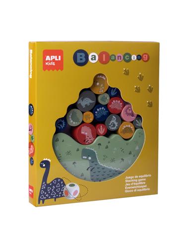 CAJA PUZLE EQUILIB. DINOSAURIOS 16U 18567