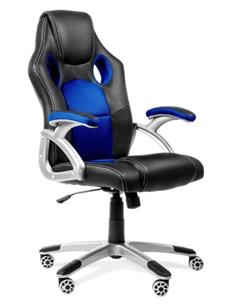 SILLA GAMING ALMANSA SIMIL PIEL NE/AZ 7220BSP84022 2