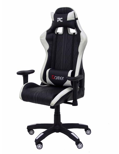 SILLA GAMING PARAISO SIMIL PIEL NEGRO 7216DBSPNE