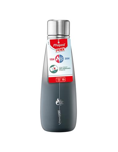 BOTELLA ACERO INOX. 500 ML GRIS 871105