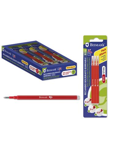 PACK 3 RECAMBIO BOLIG. BORR. ROJO 327534 BISMARK