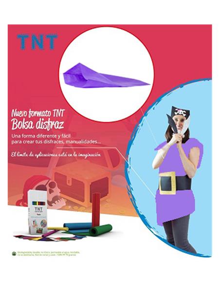 BOLSA DISFRAZ 65x90 TNT 60 GR. LILA B25