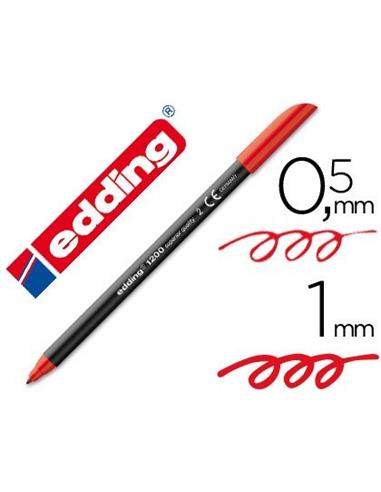 ROTULADOR EDDING 1200 ROJO 002