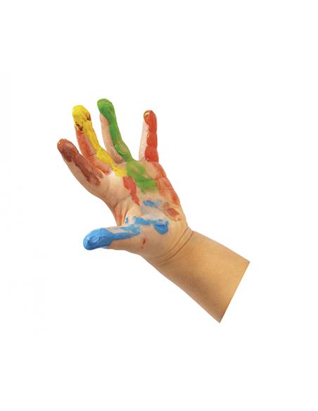 BOTE PINTURA DEDOS 125 ML. NARANJA