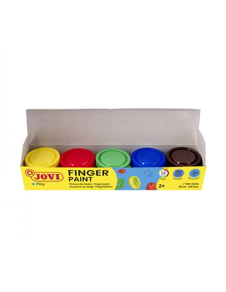 PINTURA DEDOS 5 BOTES 35 ML. 540 JOVI