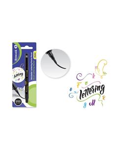 ROTULADOR PINCEL LETTERING NEGRO 330011