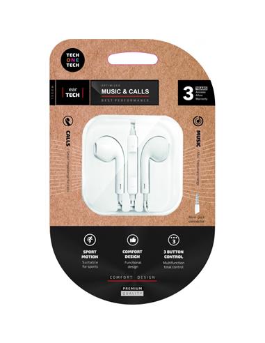 AURICULAR EAR TECH TEC1001 BLANCO