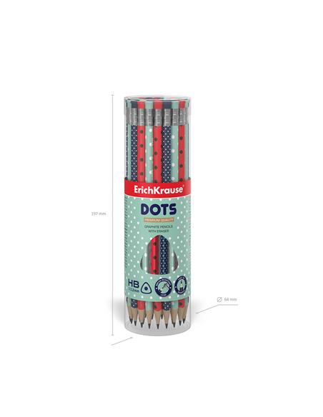 LAPICERO ERK TRIANG. HB DOTS 56009 (B/42)