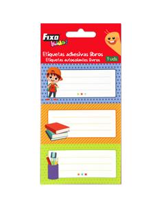 ETIQUETAS ADH. LIBROS 37001200 PACK 9