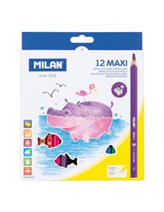 LAPICERO TRING. MAXI MILAN 12 COL. 722612
