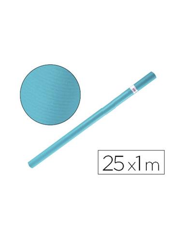 ROLLO PAPEL KRAFT 25 MT. TURQUESA