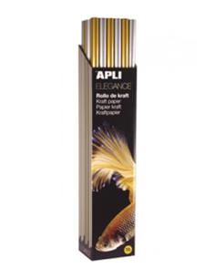 ROLLO PAPEL KRAFT 3MTS. PLATA APLI