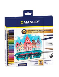 SET CREATIVO LAPICES 23 CO. MLA00023