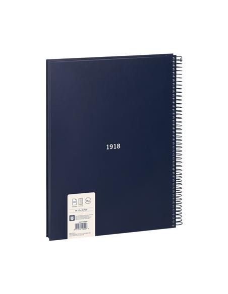 BLOC A4 80H. MILAN AZUL 57143E80B