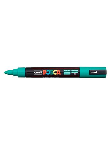 ROTULADOR UNI POSCA PC-5M VERDE ESM.