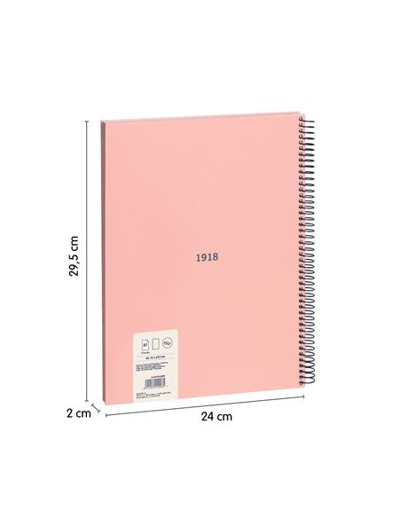 BLOC A4 80H. MILAN ROSA 57141E80P