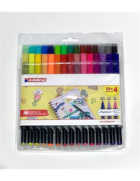 ROTULADOR EDDING 1200 26+4 GRATIS