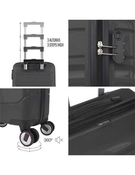 MALETA CABINA ITACA 760450-04 ANTRACITA