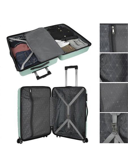 MALETA 60 CM BRISTOL 760460-02 VERDE