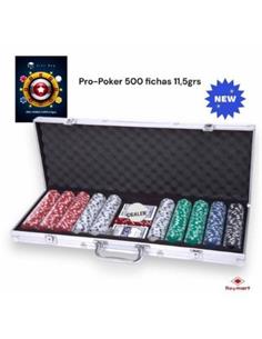 MALETA ALUM. POKER 500 FICHAS PK-500