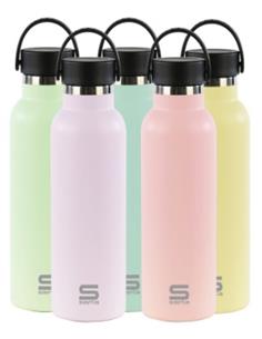 BOTELLAS METAL 600ML PASTEL 22658 999