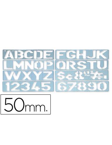 PLANTILLA LETRAS 50 MM. R-1700 COD.17905