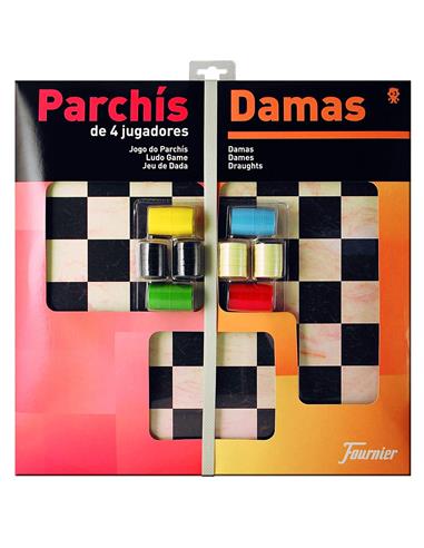 TABLERO PARCHIS4/DAMAS + ACCESOR. 29891