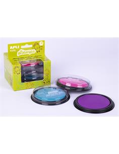 SET TINTAS ROSA-LILA-AZUL 3/U 14873 2