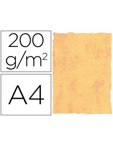 PERGAMINO A4 MARM. AMAR. 200 GR 2602