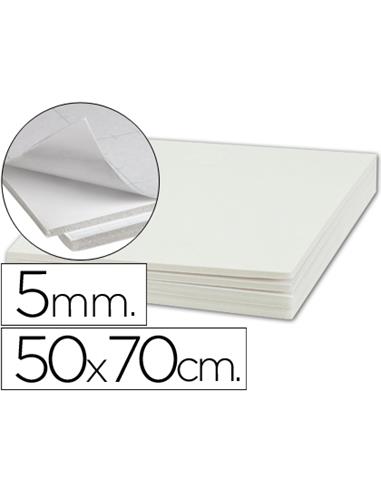 LAMINA CARTON PLUMA ADHESIVO 50x70 5 MM.