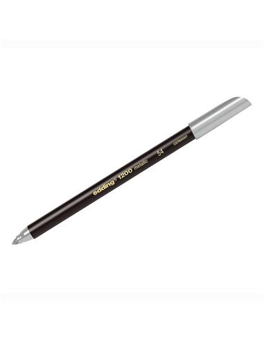 ROTULADOR EDDING 1200 PLATA