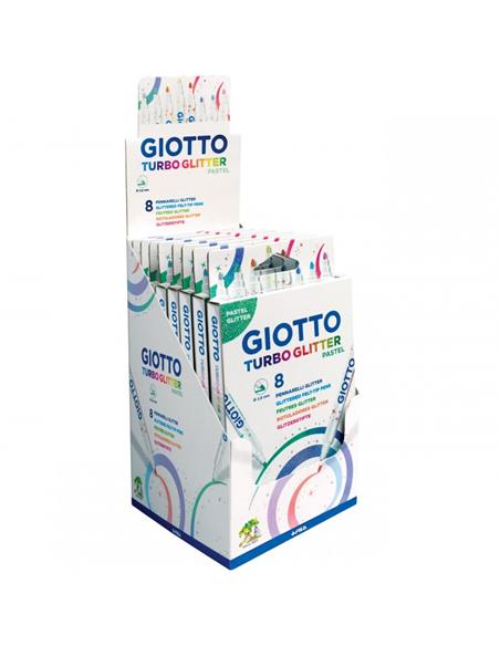 ROTUL. GIOTTO GLITTER PASTEL 8/U 426300