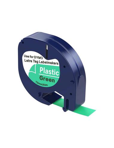 CINTA LETRATAG PLAST. VERDE 91204