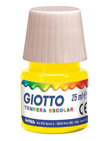 BOTE TEMPERA 25 ML. GIOTTO AMARILLO