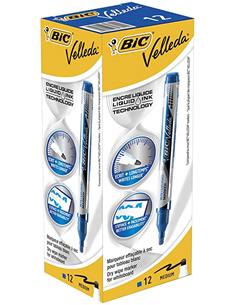 ROTULADOR VELLEDA LIQUID BIC AZUL 2