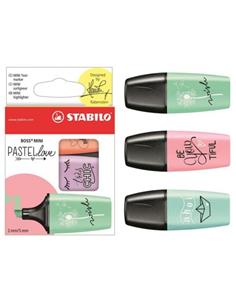 EST. 3 ROT. STABILO BOSS MINI PASTEL 07/03-47 2