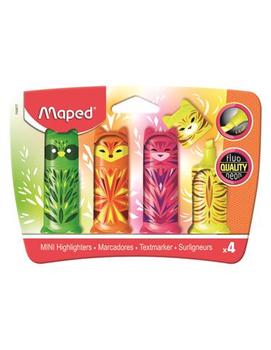 EST. 4 ROTUL. FLUO MINI FRIENDS 743677 MAPED