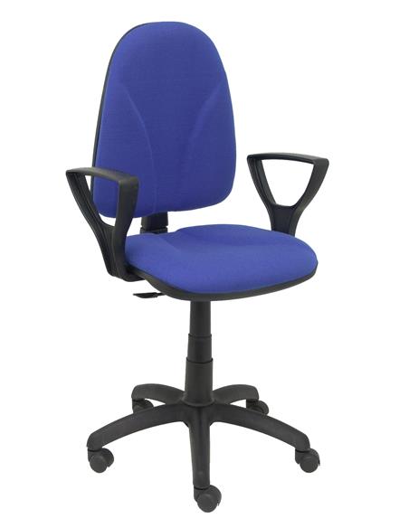 SILLA ALGARRA AZUL BRAZOS FIJOS 1006AZ