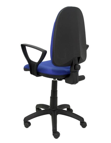SILLA ALGARRA AZUL BRAZOS FIJOS 1006AZ