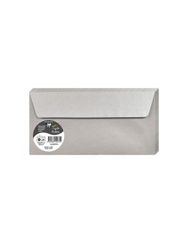 PTE. 20 SOBRES 110x220 PLATEADO (50075C)