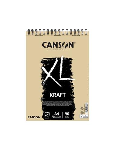 BLOC KRAFT 60H A4 90 GR. BRUN 400039141