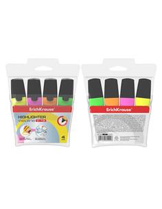 BL. 4 ROTULADORES FLUOR ERICH V12 32504 2