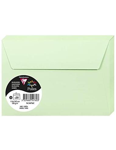PTE. 20 SOBRES 114x162 VERDE 5476C