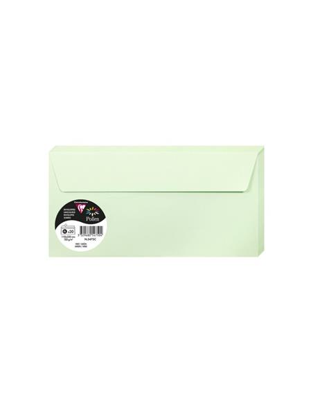 PTE. 20 SOBRES 110x220 VERDE 5475C