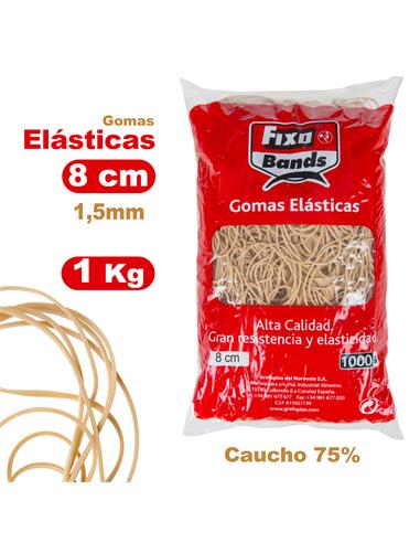 BOLSA ARILLOS GOMAS 1000 GR. 8 FIXO
