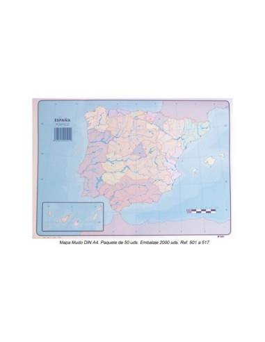 MAPA MUDO AMERICA NORTE POLITICO